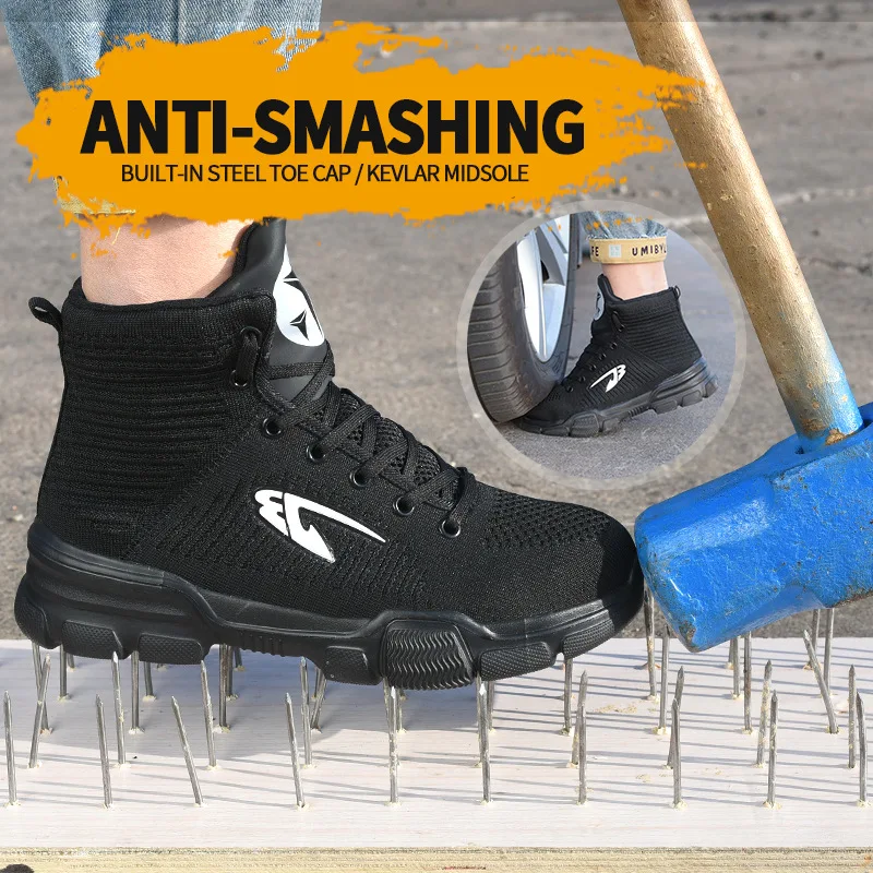 Autumn Safety Boots for Men Smash-proof Steel Toe Work Shoes Anti-puncture Safety Shoes Men Non-slip Winter Outdoor Shoes
Autumn Safety Boots for Men Smash-proof Steel Toe Work Shoes Anti-puncture Safety Shoes Men Non-slip Winter Outdoor Shoes