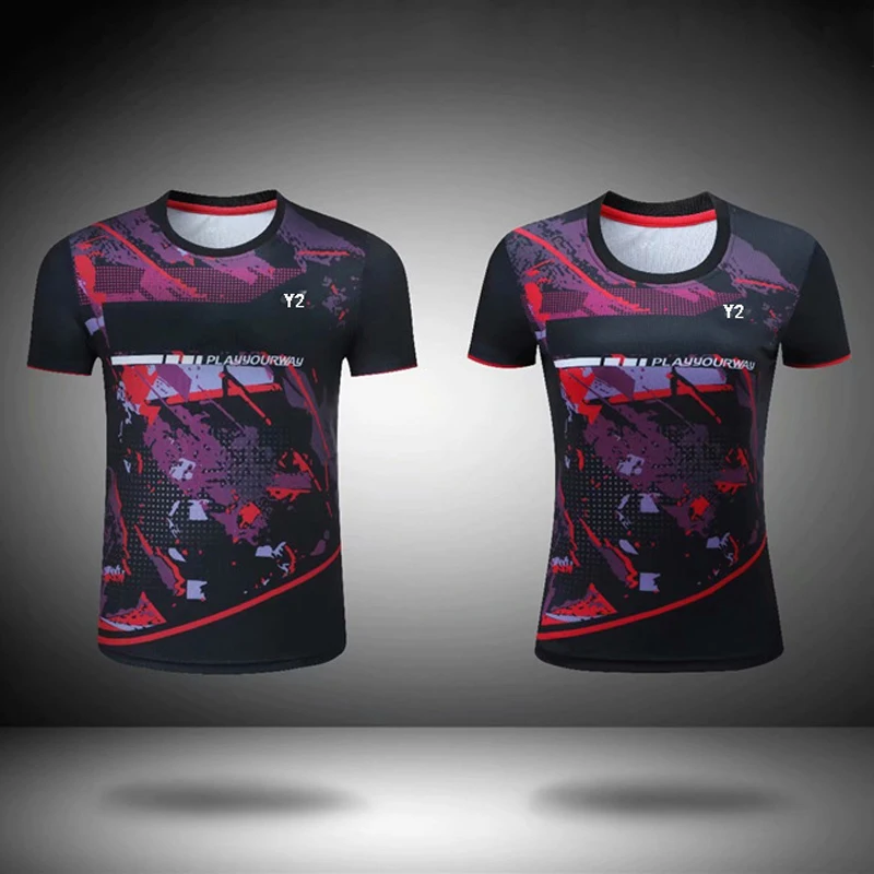 New Badminton Shirt For Men And Women Short Sleeve Tennis Ping Pong Suit Men‘s Shirt Quick-drying Sportswear -40
New Badminton Shirt For Men And Women Short Sleeve Tennis Ping Pong Suit Men‘s Shirt Quick-drying Sportswear -40