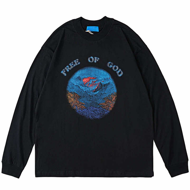 Graphic Letter Print T-Shirt Hip Hop Streetwear T Shirt 2021 Men Harajuku Cotton Loose Tshirt Autumn Long Sleeve Tops Tees Black
Graphic Letter Print T-Shirt Hip Hop Streetwear T Shirt 2021 Men Harajuku Cotton Loose Tshirt Autumn Long Sleeve Tops Tees Black