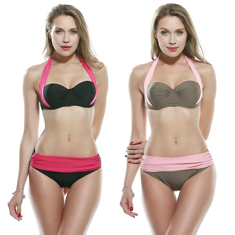 2020 New 2 piece swimsuit women high waist bikini sexy swimwear Push Up Bathing Suit Brazilian Biquini tie dye Swimming Suit
2020 New 2 piece swimsuit women high waist bikini sexy swimwear Push Up Bathing Suit Brazilian Biquini tie dye Swimming Suit