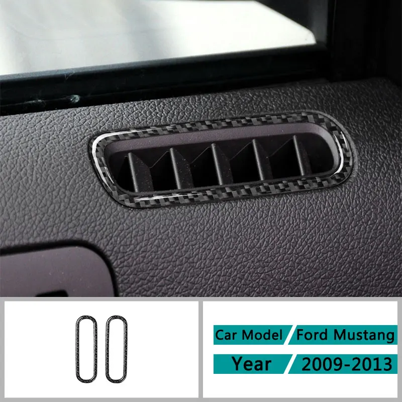 Carbon Fiber Car Accessories Interior Side Air Vent Outlet Decals Modification Cover Trim Stickers For Ford Mustang 2009-2013
Carbon Fiber Car Accessories Interior Side Air Vent Outlet Decals Modification Cover Trim Stickers For Ford Mustang 2009-2013