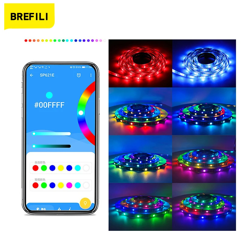 5M Music Light Strip DIY Lamp Decoration For Bar Living Room Stairs USB APP Remont Control Color Change Lighting RGB Lamp
5M Music Light Strip DIY Lamp Decoration For Bar Living Room Stairs USB APP Remont Control Color Change Lighting RGB Lamp