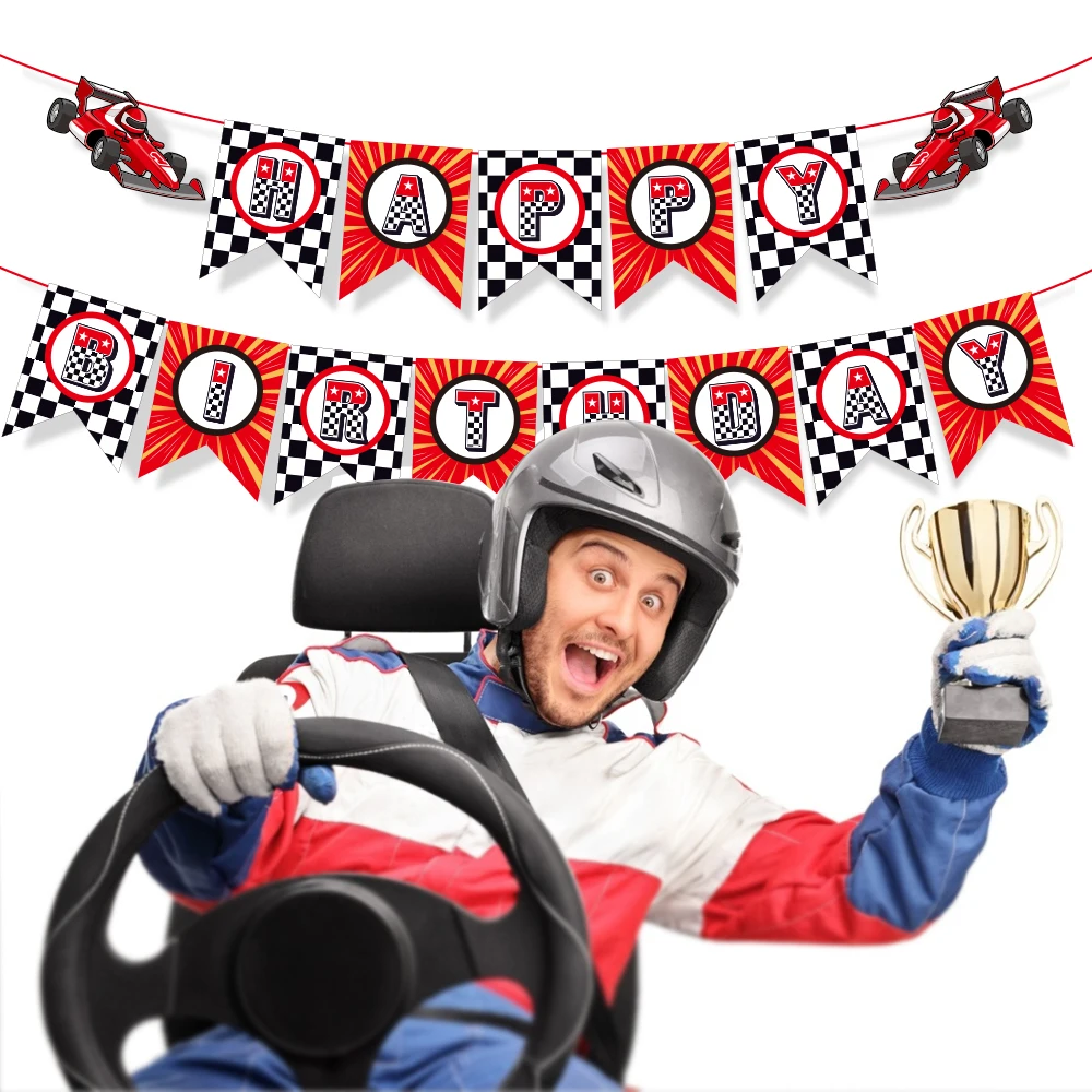 Cool Racing Car Lattice Party HAPPY BIRTHDAY Banner Wall Hanging Backdrops Flag Bunting Race Game Party Favors Decorations
Cool Racing Car Lattice Party HAPPY BIRTHDAY Banner Wall Hanging Backdrops Flag Bunting Race Game Party Favors Decorations