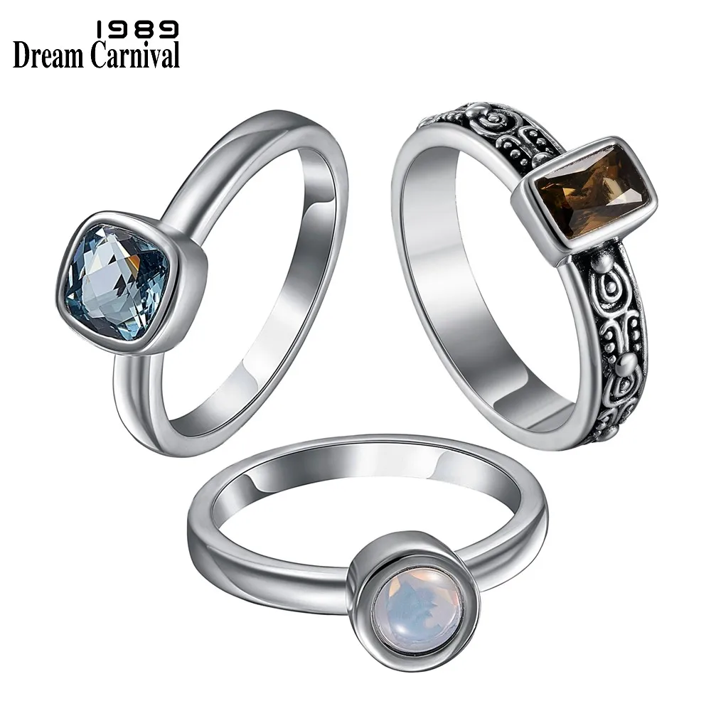 DreamCarnival 1989 Solitaire Women Wedding Engagement Rings Create Your Own Combo 3 Styles Stackable Girls Jewelry WA11266S3
DreamCarnival 1989 Solitaire Women Wedding Engagement Rings Create Your Own Combo 3 Styles Stackable Girls Jewelry WA11266S3