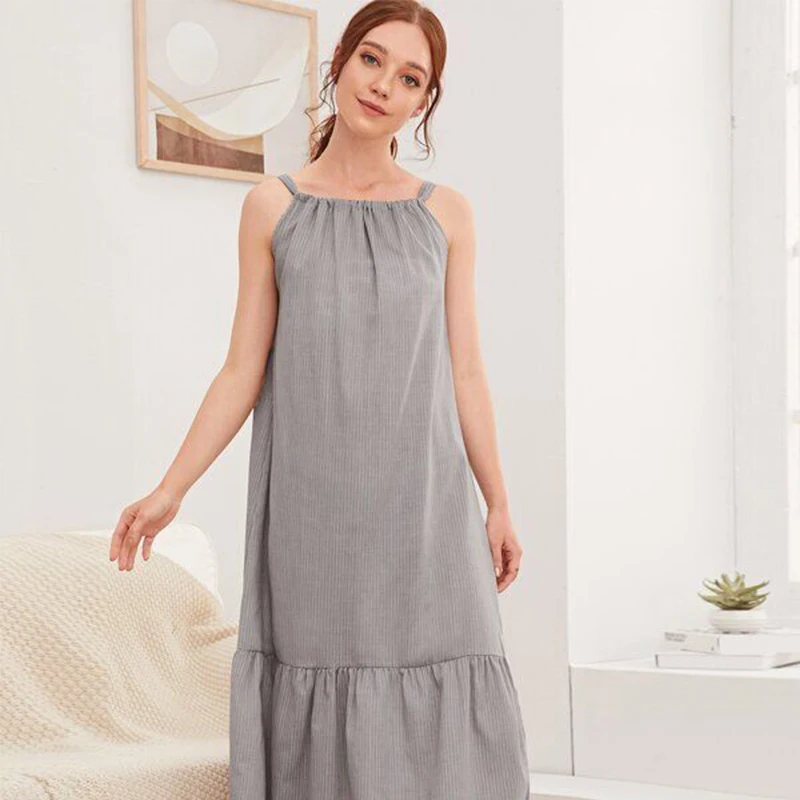Women Summer Dress Sleeveless Model Cotton Shirt Female Nightgowns Lingerie Sleepwear Nightwear Women's Night Vetement Femme
Women Summer Dress Sleeveless Model Cotton Shirt Female Nightgowns Lingerie Sleepwear Nightwear Women's Night Vetement Femme