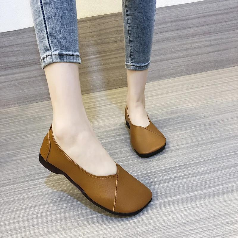 2021 New Women's Flat Shoes Pure Color Wild Retro Simple Splicing Vamp Fashion Casual Women's Single Shoes
2021 New Women's Flat Shoes Pure Color Wild Retro Simple Splicing Vamp Fashion Casual Women's Single Shoes