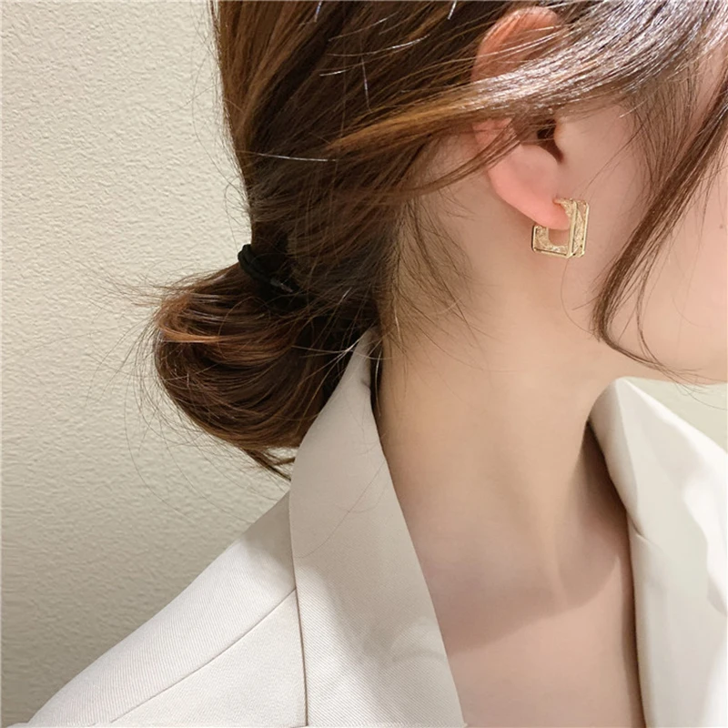 Korean 14k Real Gold Temperament CZ Earring for Women Square Shape AAA Zircon Stud Earring Wedding Engagement Jewelry Brincos
Korean 14k Real Gold Temperament CZ Earring for Women Square Shape AAA Zircon Stud Earring Wedding Engagement Jewelry Brincos