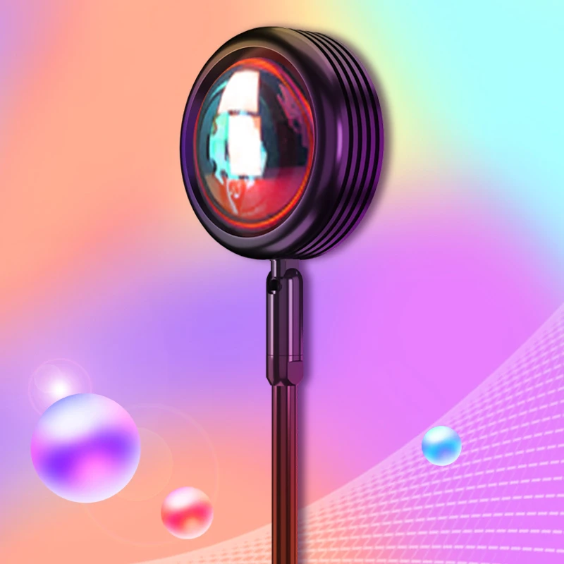 USB LED Sunset Rainbow Projector Night Lights Galaxy Projector Atmosphere Rainbow Lamp Decoration For Bedroom Atmosphere Light
USB LED Sunset Rainbow Projector Night Lights Galaxy Projector Atmosphere Rainbow Lamp Decoration For Bedroom Atmosphere Light