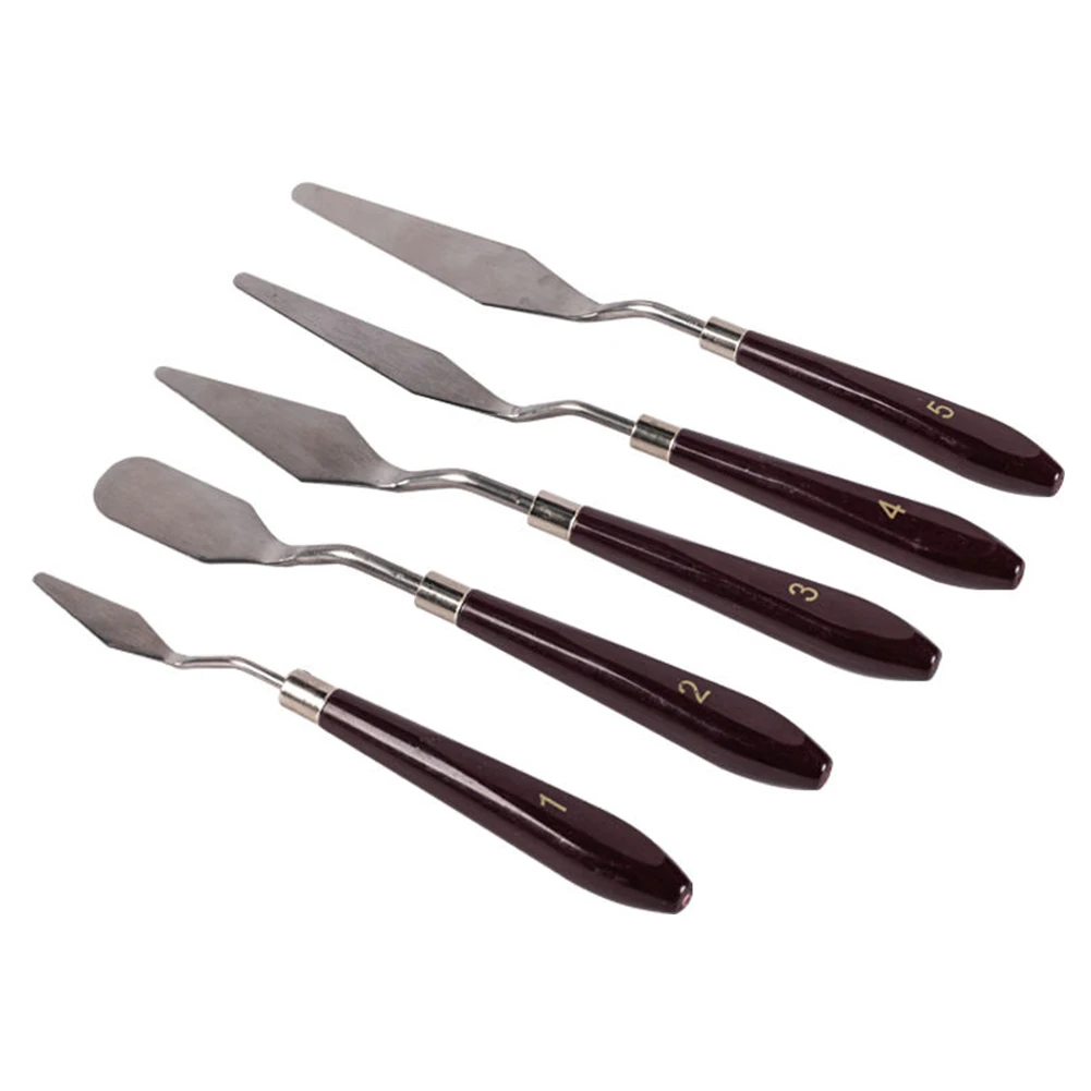 5Pcs Cake Spatula Palette Knife Stainless Steel with Wood Handle Butter Cream Icing Frosting Knife Smoother DIY Baking Tool
5Pcs Cake Spatula Palette Knife Stainless Steel with Wood Handle Butter Cream Icing Frosting Knife Smoother DIY Baking Tool