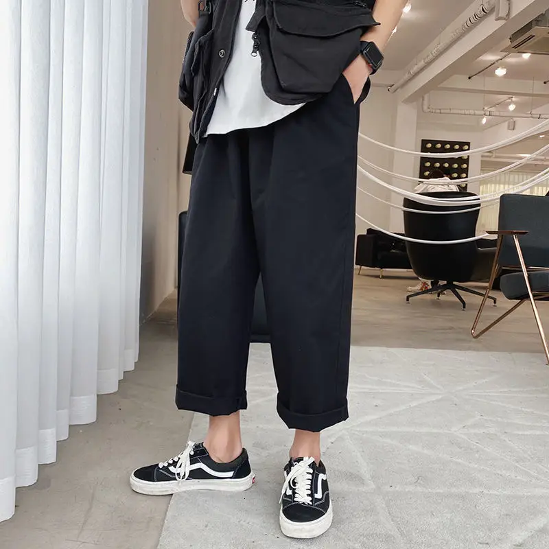 Spring And Summer Cotton Wide-leg Pants Men's Fashion Casual Pants Men Streetwear Korean Loose Hip-hop Straight Pants Mens M-3XL
Spring And Summer Cotton Wide-leg Pants Men's Fashion Casual Pants Men Streetwear Korean Loose Hip-hop Straight Pants Mens M-3XL