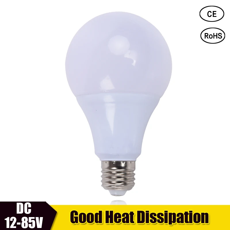 LED Bulb Lamp DC 12V 24V 36V E27 3w 5w 7w 9w 12w 15w Cooling plastic clad aluminum Spotlight SMD2835 Corridor lights
LED Bulb Lamp DC 12V 24V 36V E27 3w 5w 7w 9w 12w 15w Cooling plastic clad aluminum Spotlight SMD2835 Corridor lights