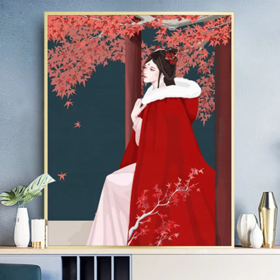 Painting By Numbers China Costume Girl Flower Paint By Numbers For Adults Portrait Home Decor Oil Painting Hand Paint Kit
Painting By Numbers China Costume Girl Flower Paint By Numbers For Adults Portrait Home Decor Oil Painting Hand Paint Kit
