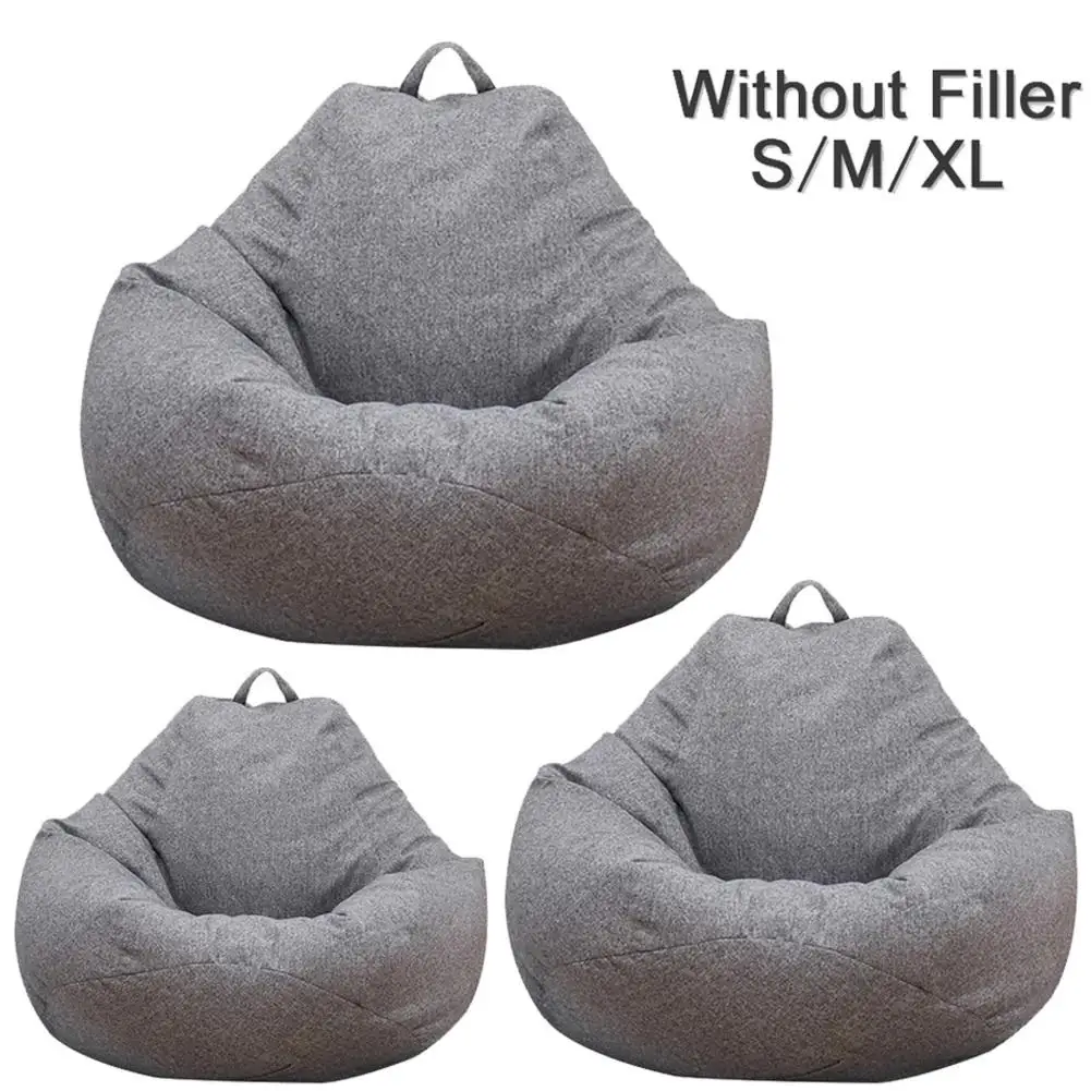 Bean Bag Chair Lazy Sofa Cover Chair Filling Linen Recliner Seat Sofa Tatami Living Room
Bean Bag Chair Lazy Sofa Cover Chair Filling Linen Recliner Seat Sofa Tatami Living Room