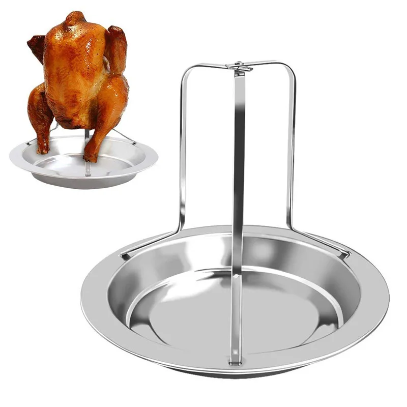 1set Stainless Steel Chicken Roaster Holder Rack Removable BBQ Baking Pan Grilling Tool Accessories Indoor Grill Kitchen Tools
1set Stainless Steel Chicken Roaster Holder Rack Removable BBQ Baking Pan Grilling Tool Accessories Indoor Grill Kitchen Tools