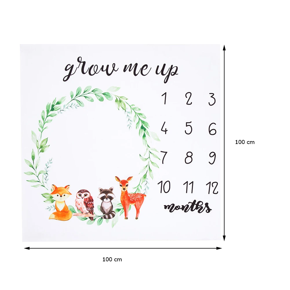 Nordic Style Cartoon Pattern Printing Infant Baby Milestone Photo Props Background Cloth Mats Backdrop Cloth Photography
Nordic Style Cartoon Pattern Printing Infant Baby Milestone Photo Props Background Cloth Mats Backdrop Cloth Photography
