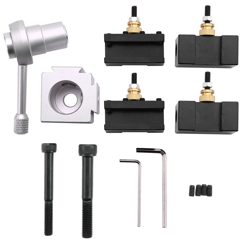 Mini CNC Lathe Tool Holder Quick Change Tool Post Cutter Holder Screw Kit Set Boring Bar Turning Facing Holder Wrench
Mini CNC Lathe Tool Holder Quick Change Tool Post Cutter Holder Screw Kit Set Boring Bar Turning Facing Holder Wrench