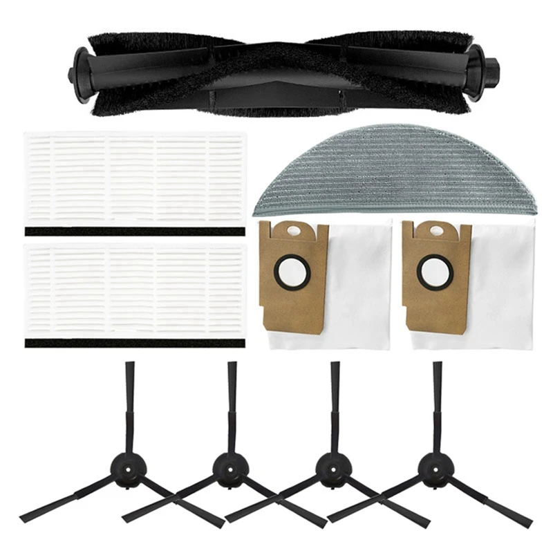 Replaceable Parts Accessories Dust Bags Rolling Side Brushes HEPA Filters Mops Cloths for Lydsto R1 Vacuum Cleaner
Replaceable Parts Accessories Dust Bags Rolling Side Brushes HEPA Filters Mops Cloths for Lydsto R1 Vacuum Cleaner