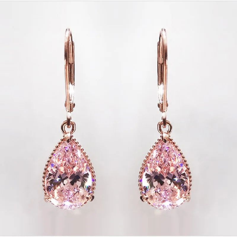 14K Rose Gold Pink Diamond Earring for Women Fashion Pink Topaz Gemstone Bizuteria 14K Gold Garnet Drop Earring Orecchini Girls
14K Rose Gold Pink Diamond Earring for Women Fashion Pink Topaz Gemstone Bizuteria 14K Gold Garnet Drop Earring Orecchini Girls