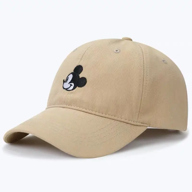 Бейсболка с Микки Маусом хлопковая кепка регулируемая в стиле хип-хоп шляпа папы