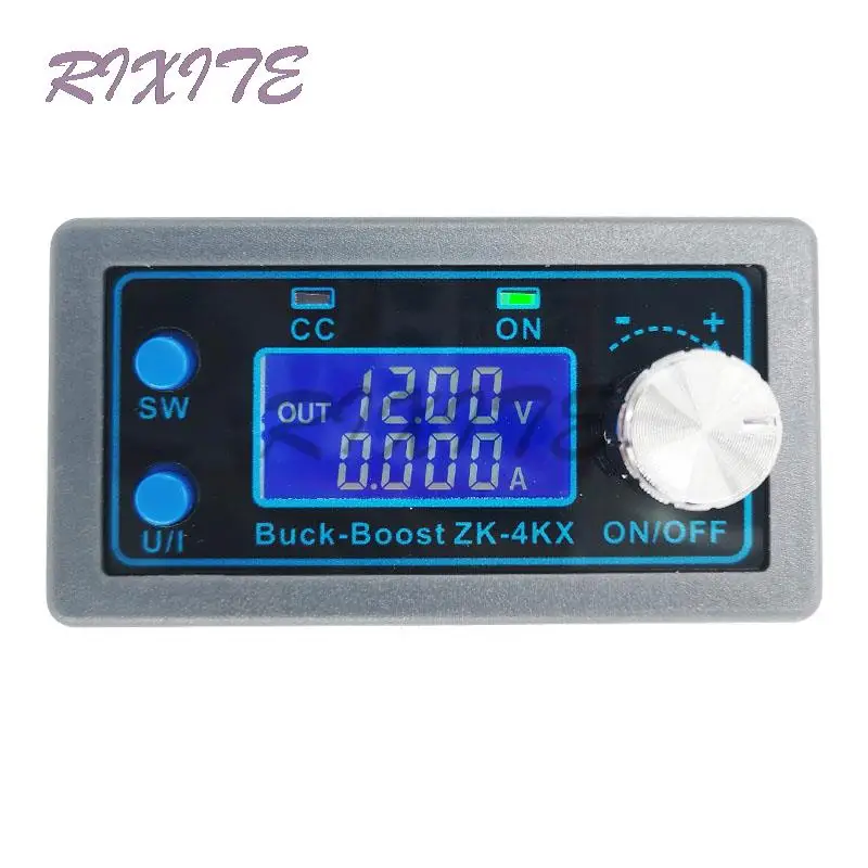 ZK-4KX CNC DC DC Buck Boost Converter CC CV 0.5-30V 4A Power Module Adjustable Regulated power supply For Solar Battery Charging
ZK-4KX CNC DC DC Buck Boost Converter CC CV 0.5-30V 4A Power Module Adjustable Regulated power supply For Solar Battery Charging