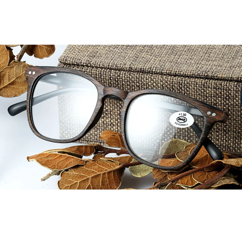 Square Imitation Wood Reading Glasses For Women&Men Clear Lens Presbyopia Eyeglasses Hyperopia Eyewear+1.0+1.5+2.0...+4.0 
Square Imitation Wood Reading Glasses For Women&Men Clear Lens Presbyopia Eyeglasses Hyperopia Eyewear+1.0+1.5+2.0...+4.0