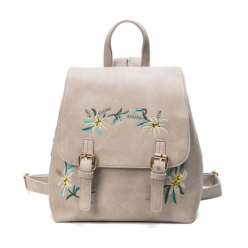 Hot Selling Fashion Women Backpack Leather Ethnic Style Flowers Embroidery Ladies School Bag Big Capacity For Travel Shopping
Hot Selling Fashion Women Backpack Leather Ethnic Style Flowers Embroidery Ladies School Bag Big Capacity For Travel Shopping