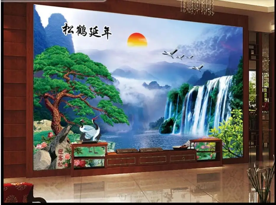 Custom photo wallpaper for walls 3 d wallpaper murals Idyllic landscape landscape forest waterfall tv background wall papers
Custom photo wallpaper for walls 3 d wallpaper murals Idyllic landscape landscape forest waterfall tv background wall papers