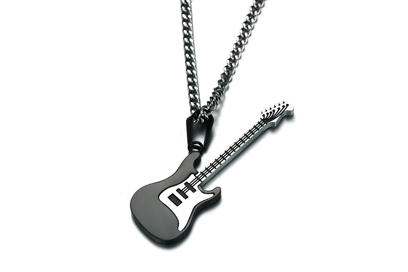 FXM stainless steel necklace hot sell man woman 53mm big Guitar gold color lover gift women Korea style birthday gift
FXM stainless steel necklace hot sell man woman 53mm big Guitar gold color lover gift women Korea style birthday gift