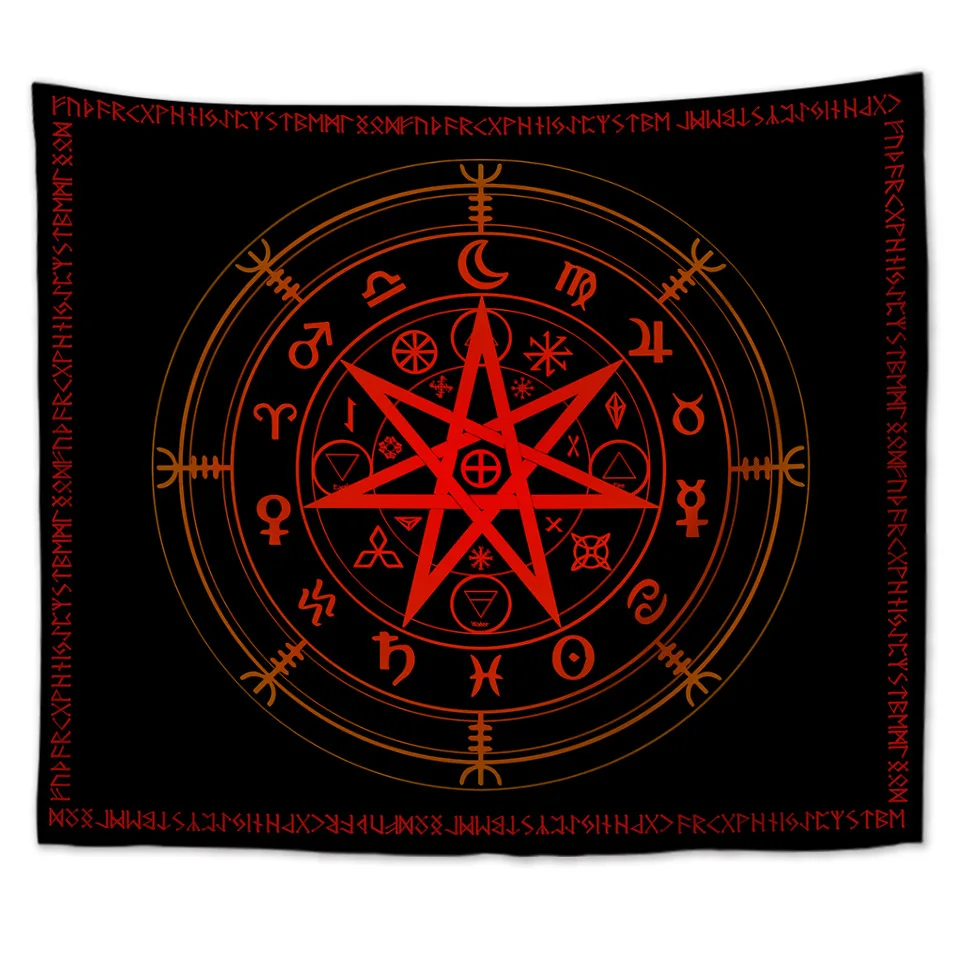 Mysterious Viking Meditation Psychedelic Runes Tapestry Headboard Wall Art Dorm Wall Hanging Tapestry for Living Room Bedroom
Mysterious Viking Meditation Psychedelic Runes Tapestry Headboard Wall Art Dorm Wall Hanging Tapestry for Living Room Bedroom