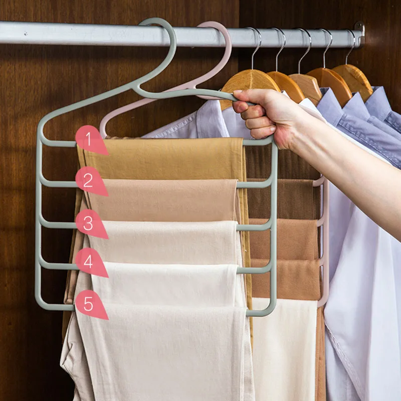 5 in 1 Pants Storage Rack Shelves Multifunction Hangers for Pants Closet Clothes Organizer Trouser Hanger Ties Towel Belts Hook
5 in 1 Pants Storage Rack Shelves Multifunction Hangers for Pants Closet Clothes Organizer Trouser Hanger Ties Towel Belts Hook