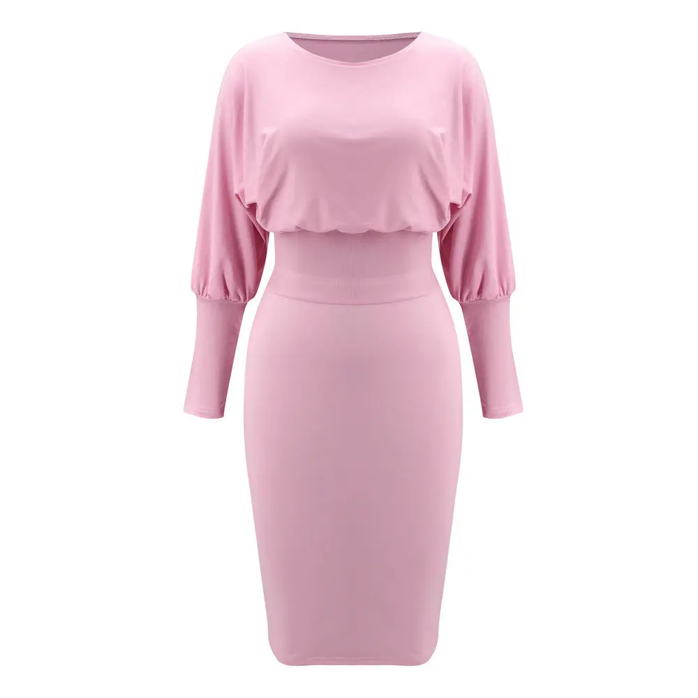 BacklakeGirls Elegant Autumn Winter Thick Warm Sweater Dress Women Round Neck Casual Knee Length Bodycon Soft Rib Knitted Dress 
BacklakeGirls Elegant Autumn Winter Thick Warm Sweater Dress Women Round Neck Casual Knee Length Bodycon Soft Rib Knitted Dress