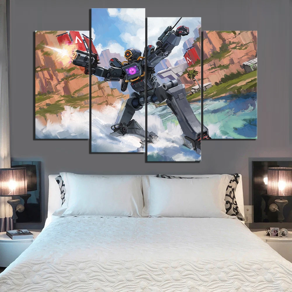 4 Piece Apex Legends Game Poster Pictures Robot Game Character Poster Canvas Art Decorative Paintings for Home Decor Wall Art
4 Piece Apex Legends Game Poster Pictures Robot Game Character Poster Canvas Art Decorative Paintings for Home Decor Wall Art