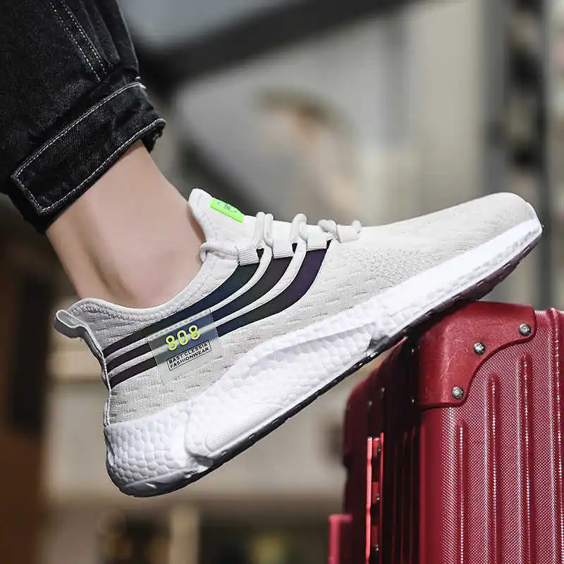 2021 White Sneakers Shoes Comfortable Breathable Running Shoes Outdoor Casual Walking Chaussure Homme Soft Sole
2021 White Sneakers Shoes Comfortable Breathable Running Shoes Outdoor Casual Walking Chaussure Homme Soft Sole