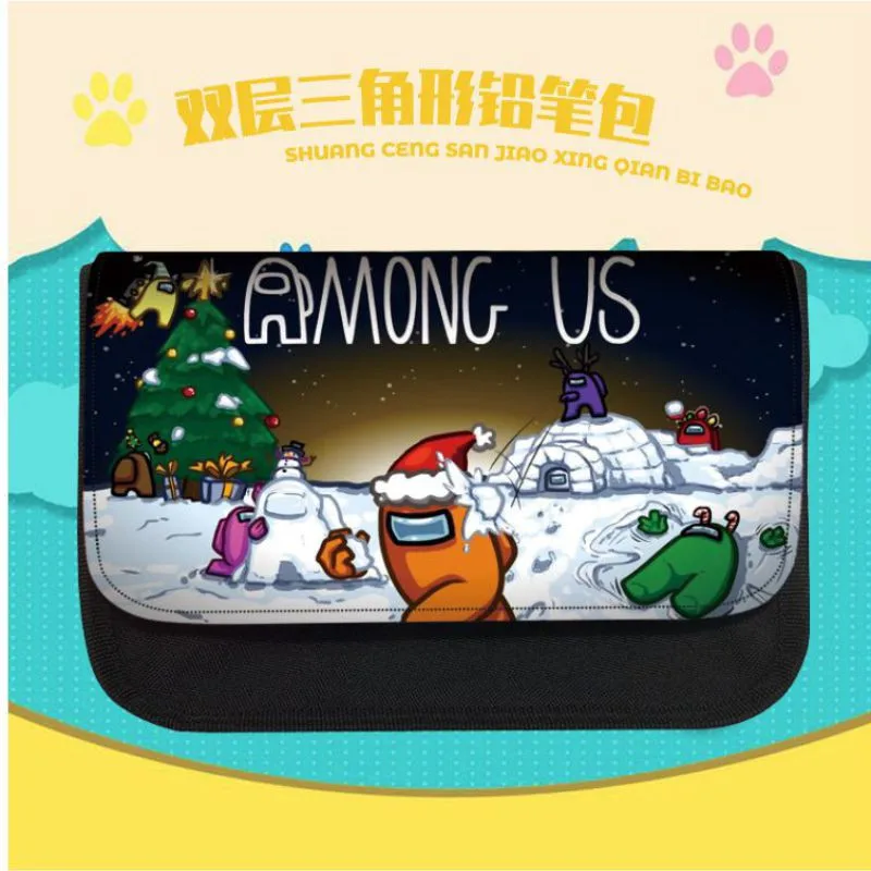 Fashion Among Us Large-capacity Pencil Case Polyester Double Layer Student Pencil Case Stationery Storage Bag School Supplies
Fashion Among Us Large-capacity Pencil Case Polyester Double Layer Student Pencil Case Stationery Storage Bag School Supplies