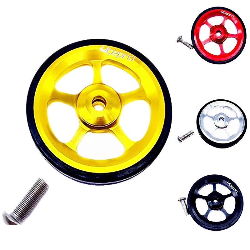 Litepro Folding Bike Aluminum Alloy Easy Wheel For Brompton Ultralight Sealed Bearing Push Wheels Cycling Parts
Litepro Folding Bike Aluminum Alloy Easy Wheel For Brompton Ultralight Sealed Bearing Push Wheels Cycling Parts