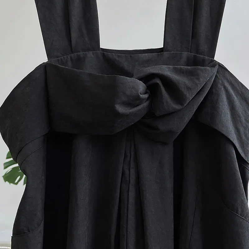 XITAO Bow Pleated Solid Jumpsuits Women Korea 2021 Summer New Arrival Personality Fashion Loose All Match Wide Leg Pants WMD1743 
XITAO Bow Pleated Solid Jumpsuits Women Korea 2021 Summer New Arrival Personality Fashion Loose All Match Wide Leg Pants WMD1743