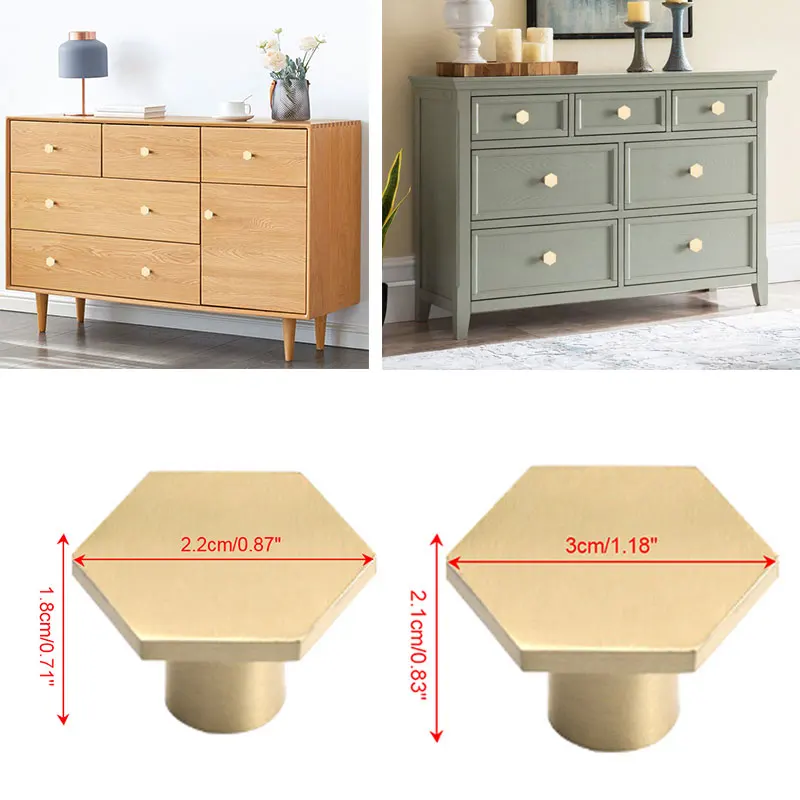 1Pcs Gold Brass Hexagon Knobs Cabinet Door Handle Dresser Drawer Pulls Home Kitchen Furniture Hardware Knobs Cupboard
1Pcs Gold Brass Hexagon Knobs Cabinet Door Handle Dresser Drawer Pulls Home Kitchen Furniture Hardware Knobs Cupboard
