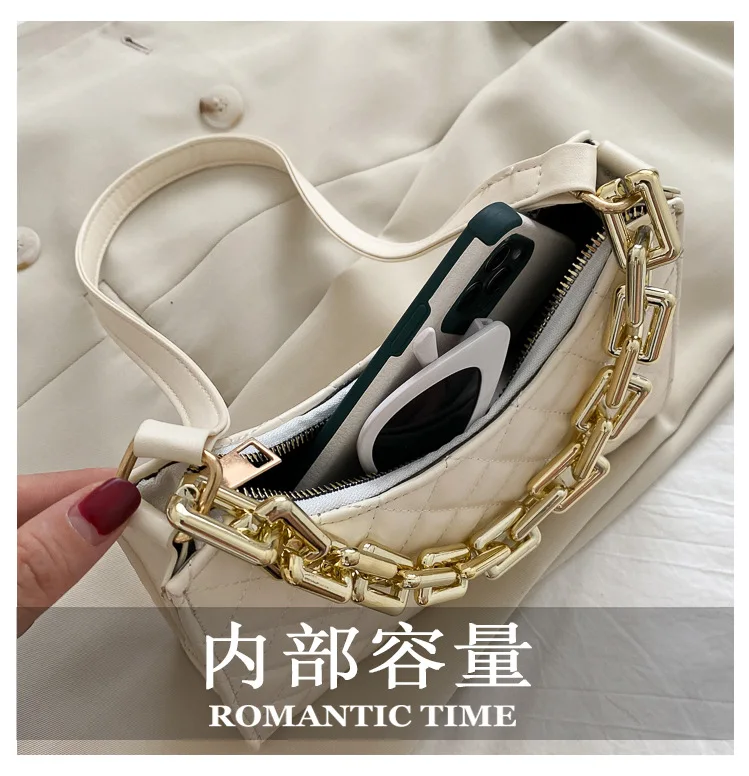 Vintage Diamond Single Shoulder Armpit Bag Casual Chain Portable Baguette Bag Luxury Bag Designer Bags Bags for Women
Vintage Diamond Single Shoulder Armpit Bag Casual Chain Portable Baguette Bag Luxury Bag Designer Bags Bags for Women