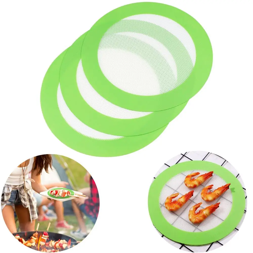 Round Silicone Baking Mat Non-Stick Heat Resistant Barbecue Sheet Practical Kitchen Gadget For Baking Pan Bread/Tortilla/Pie/Bun
Round Silicone Baking Mat Non-Stick Heat Resistant Barbecue Sheet Practical Kitchen Gadget For Baking Pan Bread/Tortilla/Pie/Bun