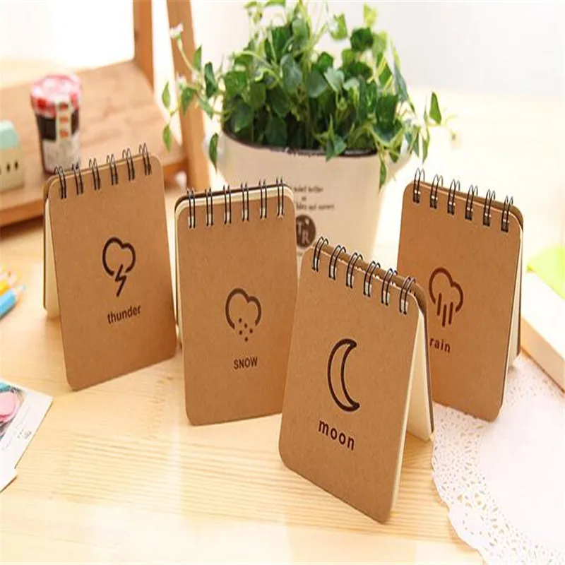 1Pc = 70Sheets Simple Notebook Portable Weather Series Coil Notebooks Korean Stationery Supply Four Optional YOUE SHONE
1Pc = 70Sheets Simple Notebook Portable Weather Series Coil Notebooks Korean Stationery Supply Four Optional YOUE SHONE