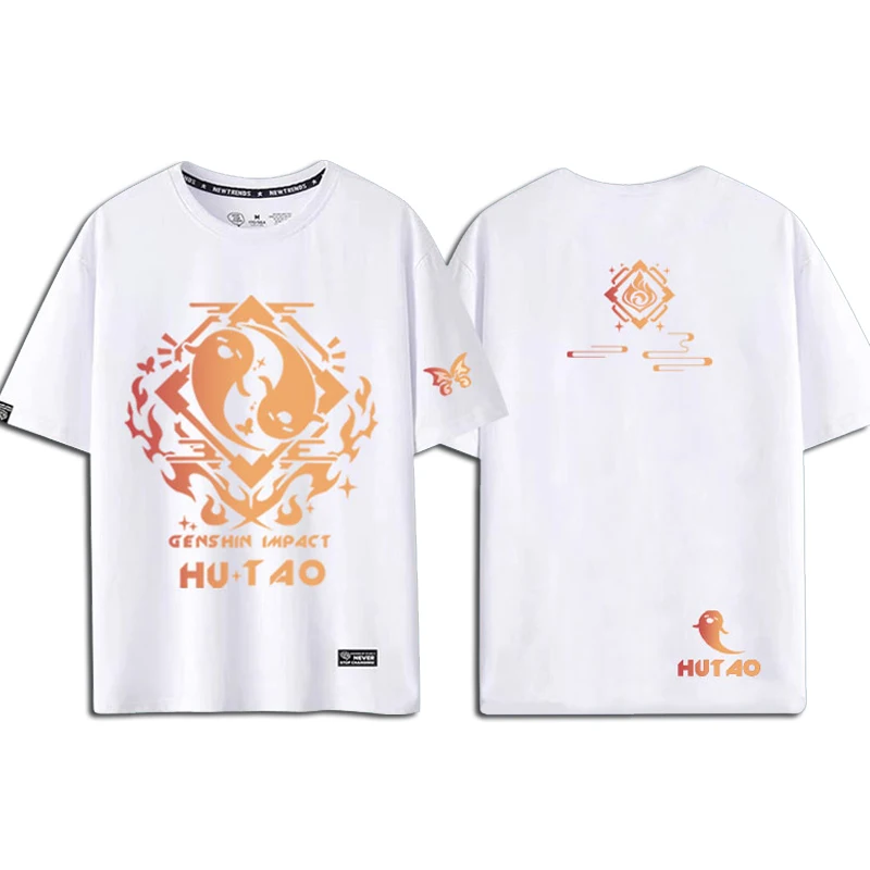 Game Genshin Impact HUTAO Cosplay T-shirt Anime Ghost Printed Summer Streetwear Short Sleeve Plus Size Men Women Cotton Top Tees
Game Genshin Impact HUTAO Cosplay T-shirt Anime Ghost Printed Summer Streetwear Short Sleeve Plus Size Men Women Cotton Top Tees