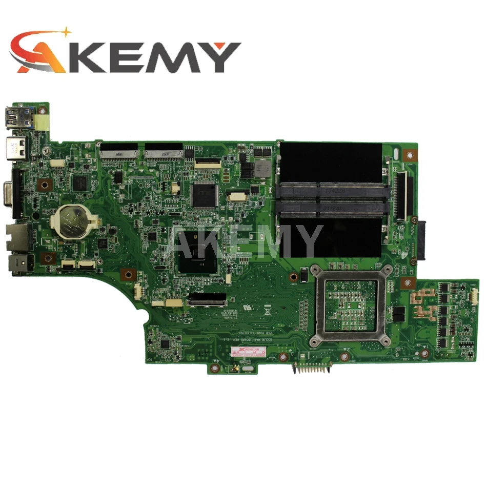 Akemy For 60-N0ZMB1500 ASUS G53J G53 laptop motherboard HM55 4 SLOTS main board full test
Akemy For 60-N0ZMB1500 ASUS G53J G53 laptop motherboard HM55 4 SLOTS main board full test