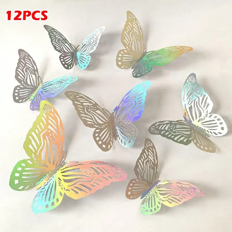 12pcs Suncatcher Sticker 3D Effect Crystal Butterflies Wall Sticker Beautiful Butterfly For Kids Room Wall Decal Home Decoration
12pcs Suncatcher Sticker 3D Effect Crystal Butterflies Wall Sticker Beautiful Butterfly For Kids Room Wall Decal Home Decoration