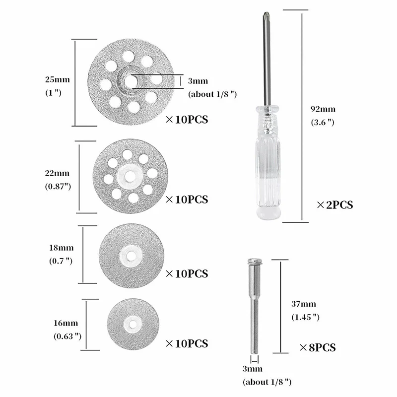 50x Diamond Cutting Wheel For Dremels Rotary Tool Die Grinder Metal Cutting Disc H88F
50x Diamond Cutting Wheel For Dremels Rotary Tool Die Grinder Metal Cutting Disc H88F