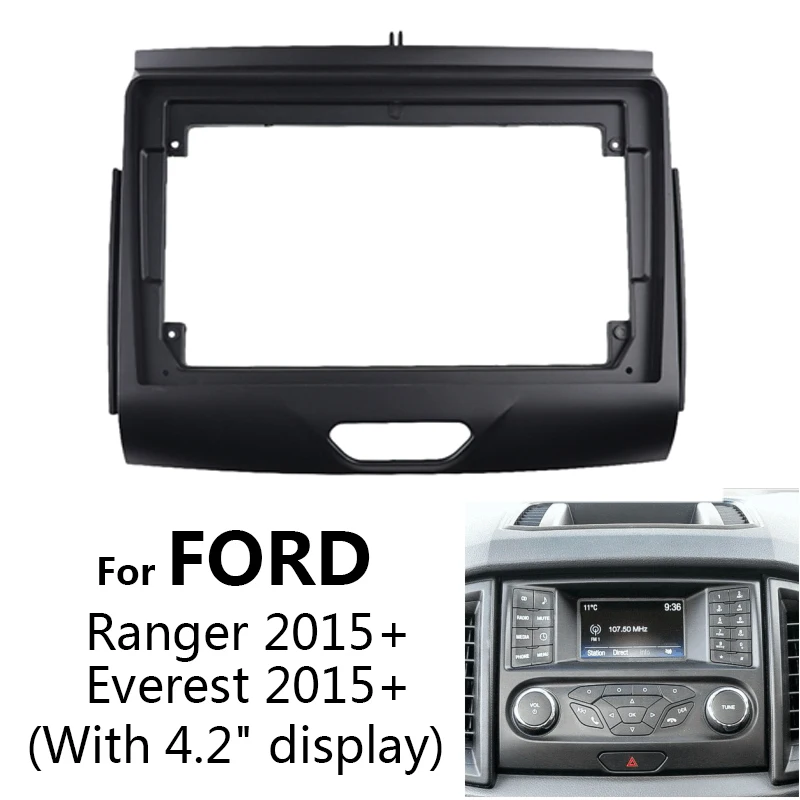 Double Din Car Radio Fascia For FORD Ranger/Everest 2015+ Auto Stereo Multimedia Player Head Unit Dash Panel Fascia
Double Din Car Radio Fascia For FORD Ranger/Everest 2015+ Auto Stereo Multimedia Player Head Unit Dash Panel Fascia
