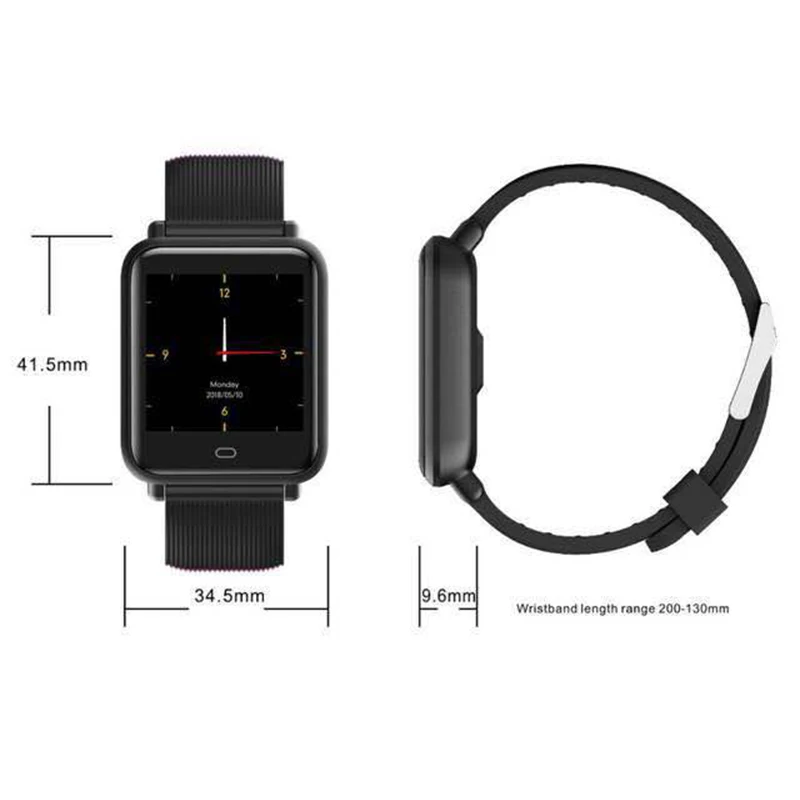 Q9 Smart Watch Men Android IOS Waterproof Smart Bracelet Band Women Sports Fitness Tracker Bluetooth Smartwatch
Q9 Smart Watch Men Android IOS Waterproof Smart Bracelet Band Women Sports Fitness Tracker Bluetooth Smartwatch