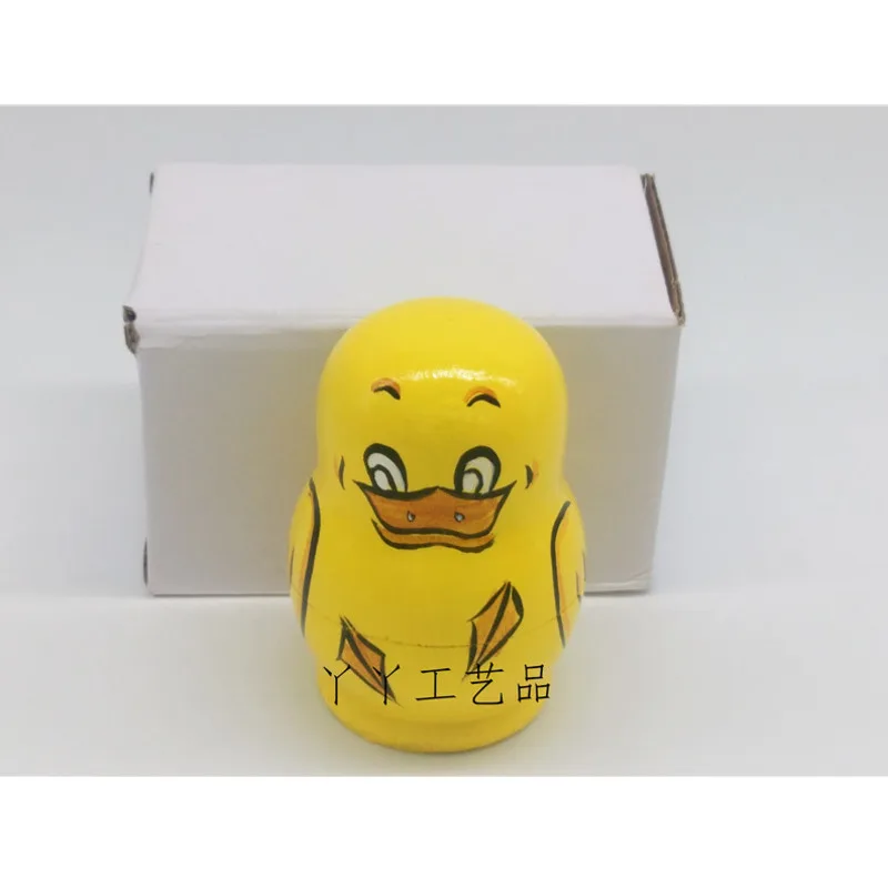5pcs/Set Cartoon Cute Duck Pattern Matryoshka Dolls Wooden Russian Nesting Doll Baby Toy Gift Hand Paint Home Decor Craft New
5pcs/Set Cartoon Cute Duck Pattern Matryoshka Dolls Wooden Russian Nesting Doll Baby Toy Gift Hand Paint Home Decor Craft New