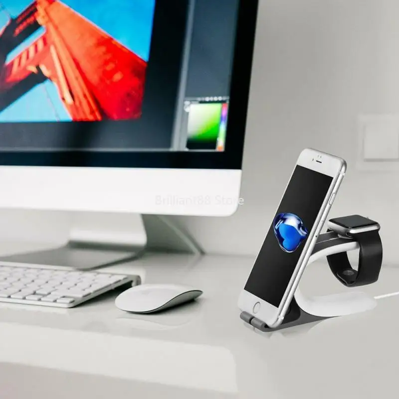 Two-in-one fast charging wireless charger for iPhone, Samsung, Buds, Apple Watch 4, 3, 2, Airpods Pro,
Two-in-one fast charging wireless charger for iPhone, Samsung, Buds, Apple Watch 4, 3, 2, Airpods Pro,