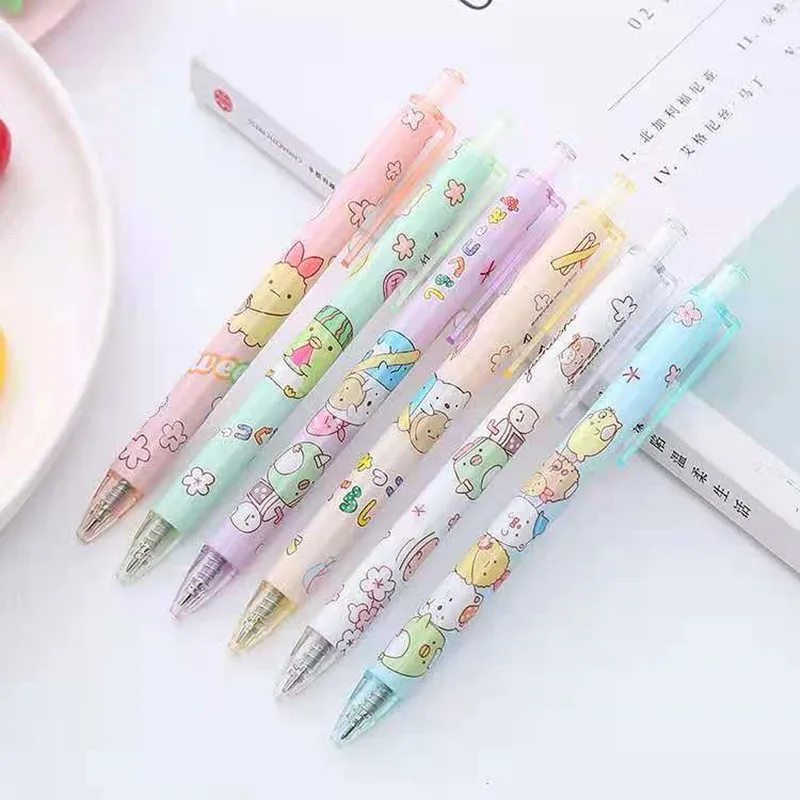 6 cartoon neutral pens creative style high face value student press pen lovely stationery office signature pen cute pens pens
6 cartoon neutral pens creative style high face value student press pen lovely stationery office signature pen cute pens pens