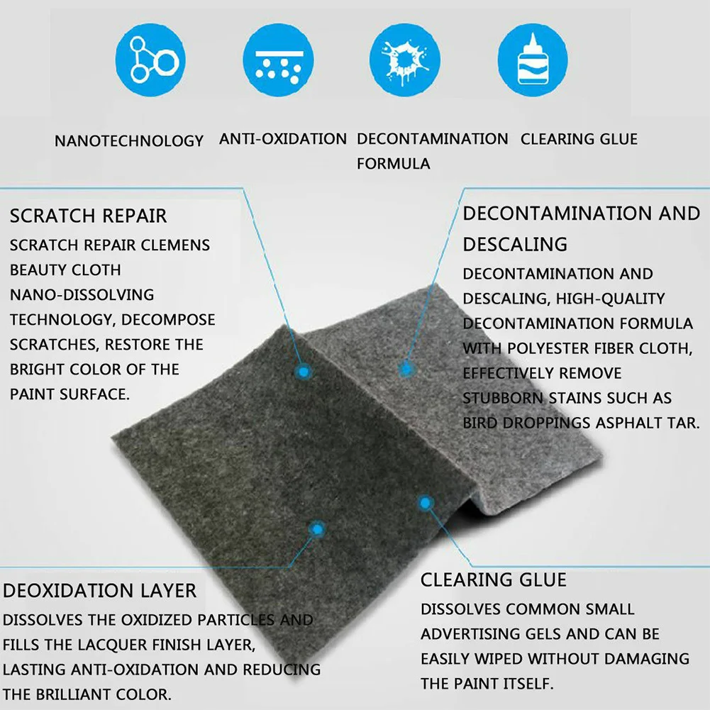 Repair Surface Polish Scuffs Car Body Universal Rag Magic Paint Remover Fix Clear Tool Scratch Cloth
Repair Surface Polish Scuffs Car Body Universal Rag Magic Paint Remover Fix Clear Tool Scratch Cloth